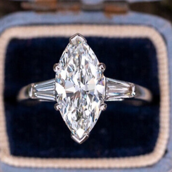 NWT 925 STERLING SILVER diamond 💍 Ring - Picture 5 of 7